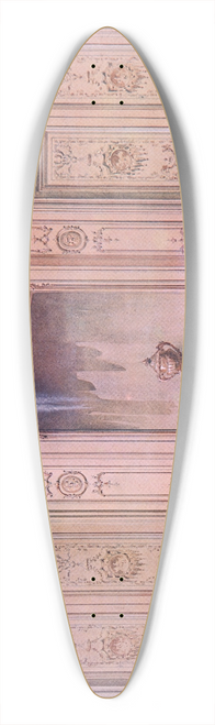 Georges Rmon - Salon peint style rgence, vue gomtrale. 39.3 inch art pintail longboard deck
