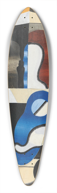Georges Valmier - Le Paradis Terrestre (The Garden Of Eden) 39.3 inch art pintail longboard deck