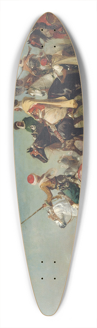 Georges Washington - Emir Abdelkader Leading His Troops 39.3 inch art pintail longboard deck