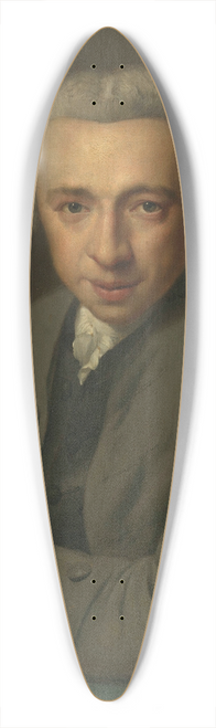 George van der Mijn - Portrait of Louis Mtayer Phz., Goldsmith and Art Collector 39.3 inch art pintail longboard deck