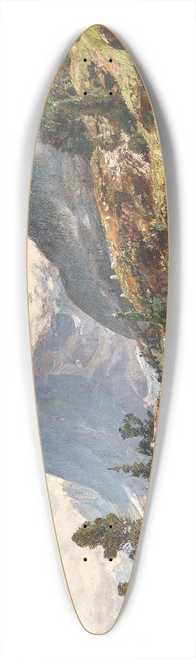 Georg Macco - Wetterhorn bei Grindelwald 39.3 inch art pintail longboard deck