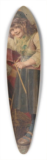 Georg Rssler - Der Regenschirm 39.3 inch art pintail longboard deck
