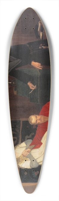 Georg Von Rosen - Erik XIV, King of Sweden 39.3 inch art pintail longboard deck