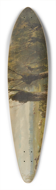 Gerard Bilders - Meadow near Oosterbeek 39.3 inch art pintail longboard deck