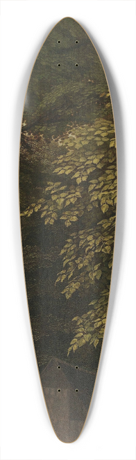 Gerard David - View in a Forest, Outer Left Wing of a Triptych 39.3 inch art pintail longboard deck