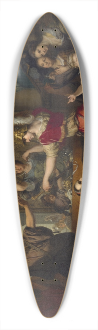 Gerard de Lairesse - Achilles recognized by Ulysses at the Court of Lycomedes 39.3 inch art pintail longboard deck
