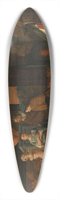 Gerard Thomas - A sculptor in his studio 39.3 inch art pintail longboard deck