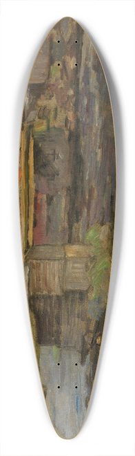 Gerhard Munthe - Early in the Morning 39.3 inch art pintail longboard deck