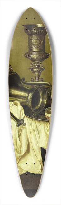 Gerret Willemsz Heda - Still Life 39.3 inch art pintail longboard deck