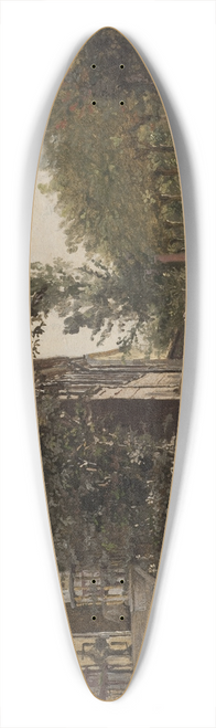 Gerrit Dou - An Old Woman by a Window 39.3 inch art pintail longboard deck