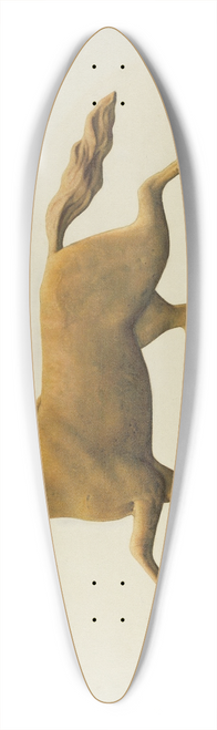 Gertrude Koch - Running Horse Weather Vane 39.3 inch art pintail longboard deck