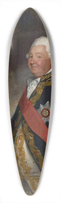 Gilbert Stuart - Vice-Admiral Edward Hughes 39.3 inch art pintail longboard deck