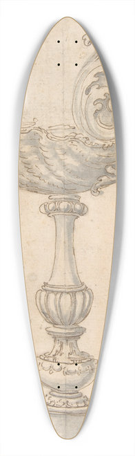 Giovanni Battista Foggini - Design for a Cup or Reliquary Composed of a Shell and S-Volute 39.3 inch art pintail longboard deck