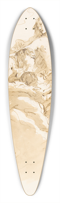 Giovanni Battista Tiepolo - Venus Entrusting an Infant to Time 39.3 inch art pintail longboard deck