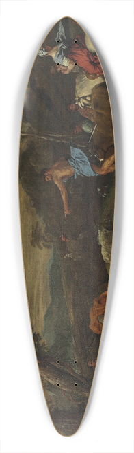 Giovanni Benedetto Castiglione - Jacobs Journey 39.3 inch art pintail longboard deck