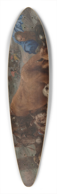 Giovanni Benedetto Castiglione - Noahs Sacrifice after the Deluge 39.3 inch art pintail longboard deck