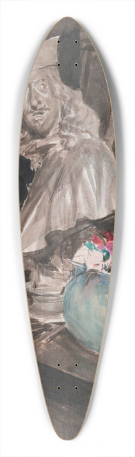Giovanni Boldini - A Corner Of The Artists Studio With A Bust Of Leopoldo De Medici 39.3 inch art pintail longboard deck