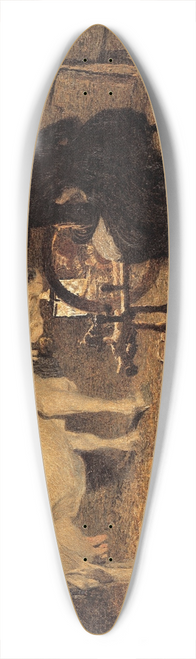 Giovanni Segantini - Spinning 39.3 inch art pintail longboard deck