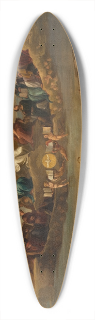 Giuseppe Cades - Disputation Over The Most Holy Sacrament 39.3 inch art pintail longboard deck