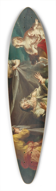 Giuseppe Marchesi - Allegory of Winter 39.3 inch art pintail longboard deck