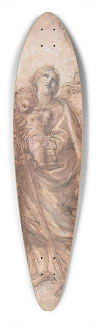 Giuseppe Passeri - The Virgin Immaculate with the Christ Child in Glory 39.3 inch art pintail longboard deck