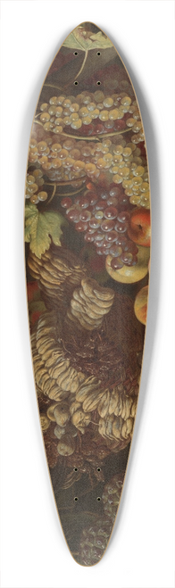 Giuseppe Ruoppolo - Still Life of Fruit and Nuts 39.3 inch art pintail longboard deck