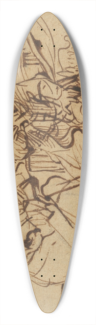 Govert Flinck - Joseph in Prison Interpreting the Dreams of Pharaohs Baker and Butler 39.3 inch art pintail longboard deck
