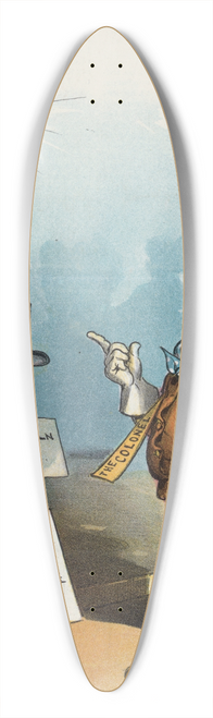 Grant Hamilton - I rather like that imported affair 39.3 inch art pintail longboard deck