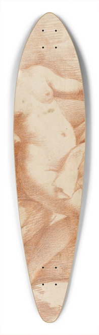 Guercino - Andromeda Chained To A Rock, Threatened By A Sea Monster 39.3 inch art pintail longboard deck