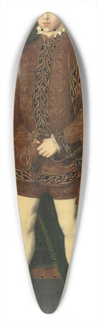 Guillim Scrots and Workshop - Portrait of King Edward VI 39.3 inch art pintail longboard deck