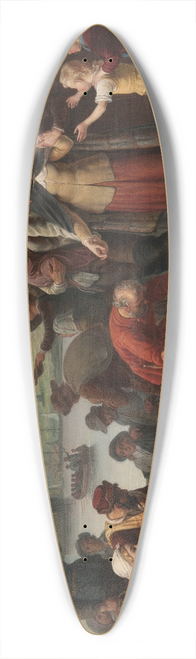 Gustaf Brusewitz - The First Emigration from Gothenburg to New Sweden 39.3 inch art pintail longboard deck