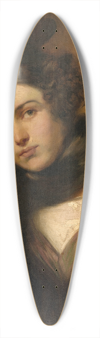 Gustaf Wappers - Jeanne Bertrand 39.3 inch art pintail longboard deck