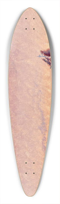 Gustave Cariot - Etude surla mer  St Malo contre soleil 39.3 inch art pintail longboard deck