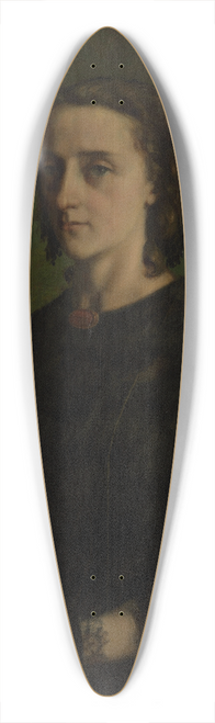 Gustave Courbet - Madame Frederic Breyer (Fanny Hlne Van Bruyssel, 18301894) 39.3 inch art pintail longboard deck