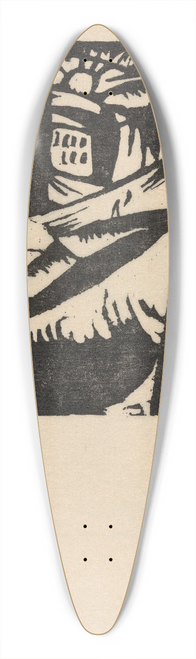Gustave De Smet - A View of Amsterdam 39.3 inch art pintail longboard deck