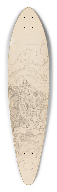 Gustave Dor - Anthony and Cleopatra 39.3 inch art pintail longboard deck