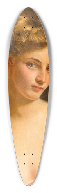 Gustave Jean Jacquet - A blonde beauty 39.3 inch art pintail longboard deck