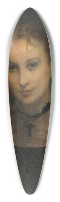 Gustave Ricard - Portrait de la comtesse de Monfort 39.3 inch art pintail longboard deck