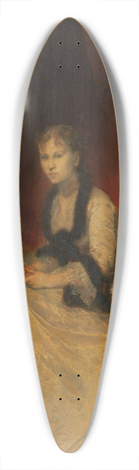 Gustave Ricard - Portrait de la marquise Landolfo-Carcano 39.3 inch art pintail longboard deck