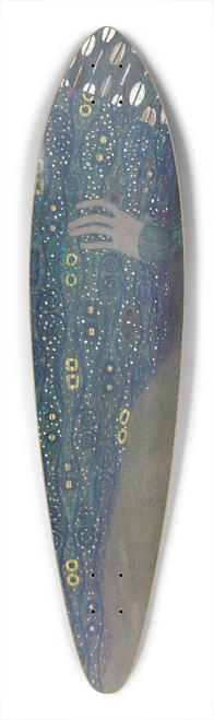 Gustav Klimt - Bildnis Emilie Flge 39.3 inch art pintail longboard deck