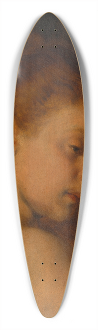 Hans Canon - Weiblicher Studienkopf (Wiederholung zu Nach dem Bade) 39.3 inch art pintail longboard deck