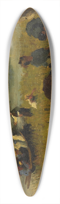 Hans Dahl - The Picnic 39.3 inch art pintail longboard deck