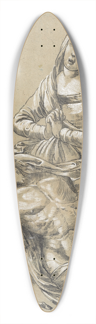 Hans Heinrich Wgmann - Beweinung Christi 39.3 inch art pintail longboard deck