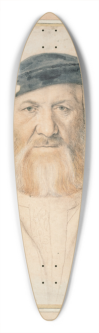 Hans Holbein The Younger - Portrait of Charles de Solier, Sieur de Morette 39.3 inch art pintail longboard deck