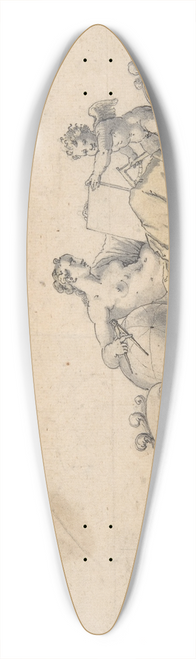 Hans Krumpper - Allegory of Geometry 39.3 inch art pintail longboard deck
