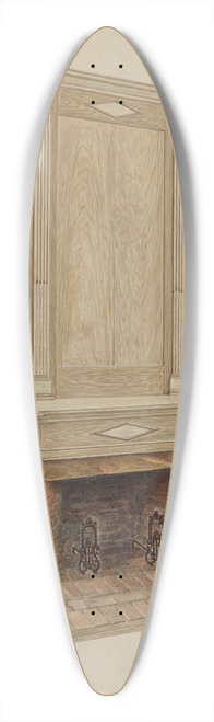 Hans Mangelsdorf - Carved Casing 39.3 inch art pintail longboard deck
