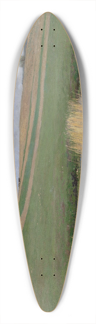 Hans Richard von Volkmann - Sommerlandschaft mit einem Tmpel 39.3 inch art pintail longboard deck