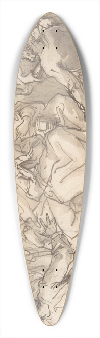 Hans Rottenhammer - The Descent of the Holy Ghost 39.3 inch art pintail longboard deck