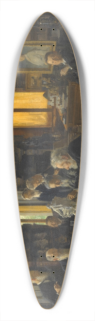 Hans Temple - Sitzung des Makartdenkmalkomitees im Makartzimmer des Palais Dumba 39.3 inch art pintail longboard deck