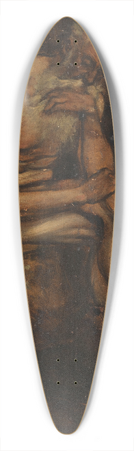 Hans Von Mares - Studie des heiligen Hieronymus 39.3 inch art pintail longboard deck